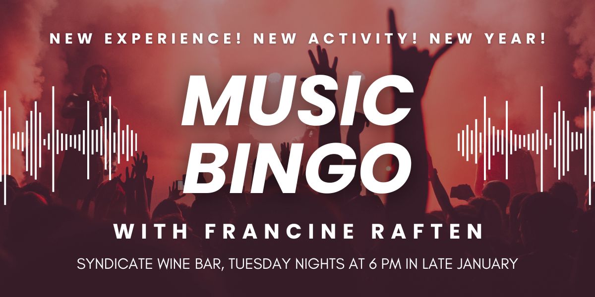 music bingo at syndicate every tuesday