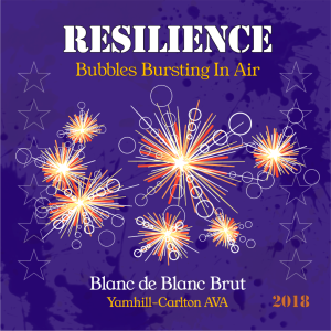 resilience 2018 bubbles bursting in air blanc de blanc brut