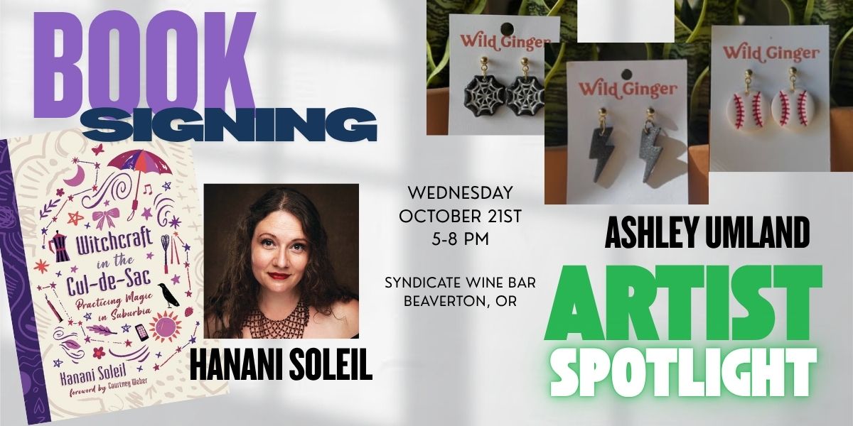 Book Signing book signing and artist spotlight on wednesday october 21st from 5-8 pm